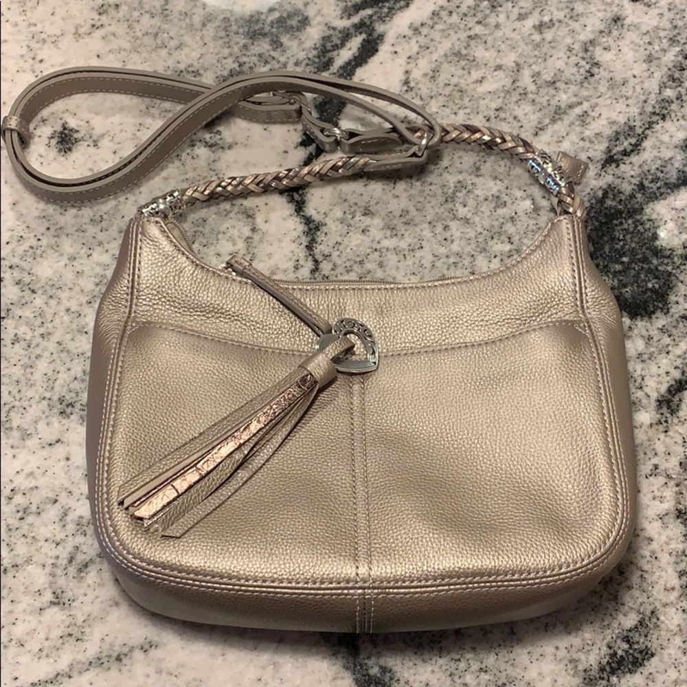 Brighton Hobo Bag Silver (never-used)